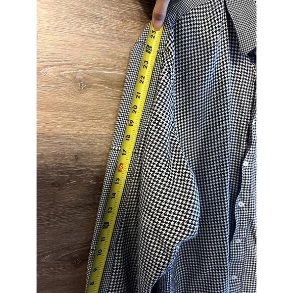 Robert Graham Button Down Shirt Checkers sz 3XL Stripped Men Collared cuff Tall - Picture 14 of 16